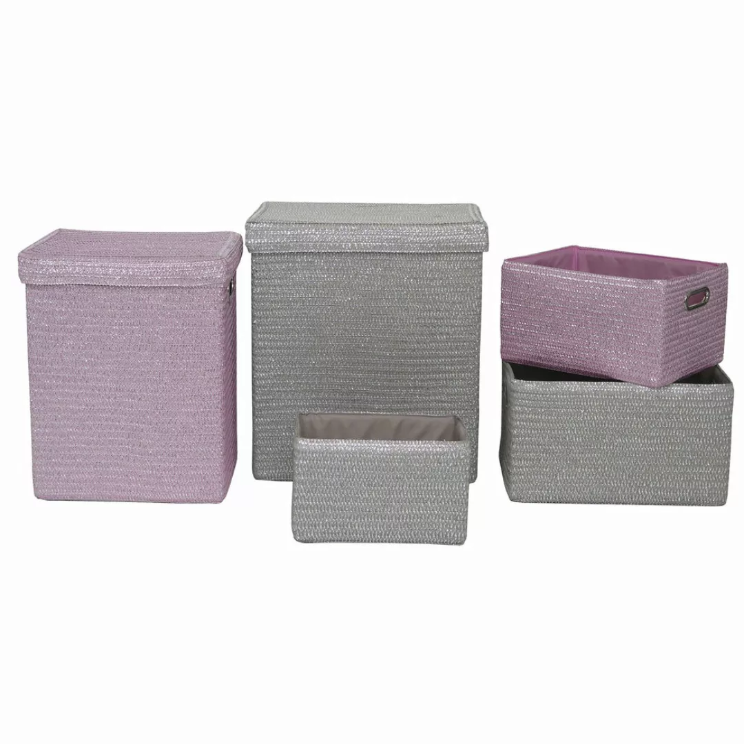 Korb-set Dkd Home Decor Pp (42 X 33 X 50 Cm) (5 Pcs) günstig online kaufen