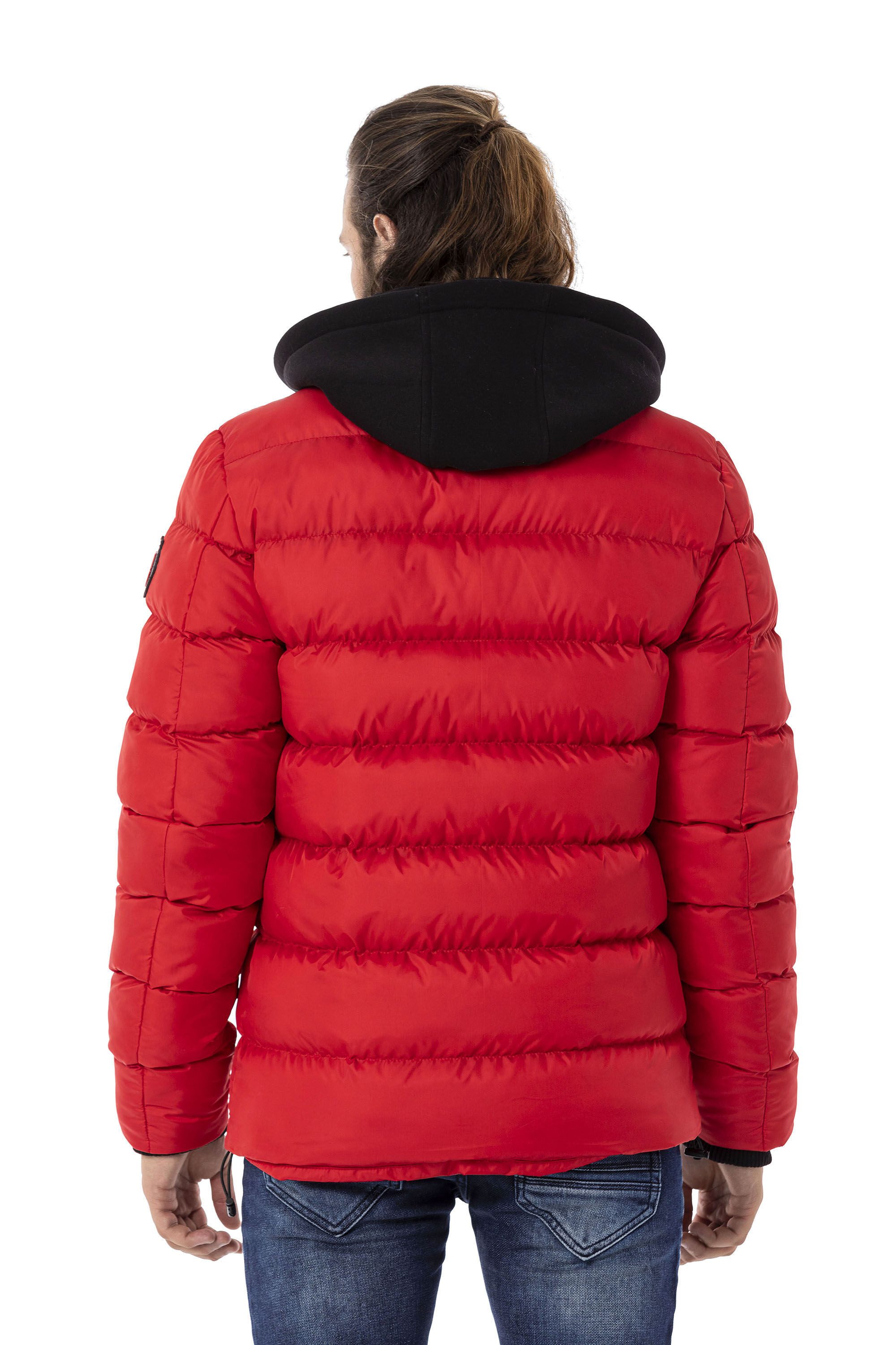 Cipo & Baxx Winterjacke "Winterjacke", mit Kapuze, im unifarbenen Look günstig online kaufen
