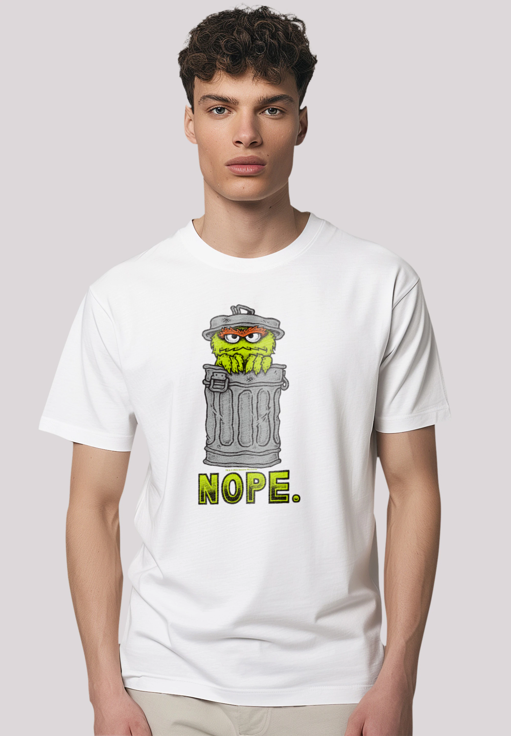 F4NT4STIC T-Shirt "Sesamstraße Oscar Nope", Premium Qualität günstig online kaufen