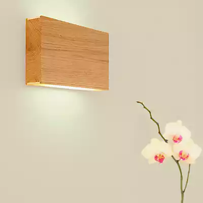 Tunto LED120 Wandleuchte LED, Walnuss - 70 cm - Casambi günstig online kaufen