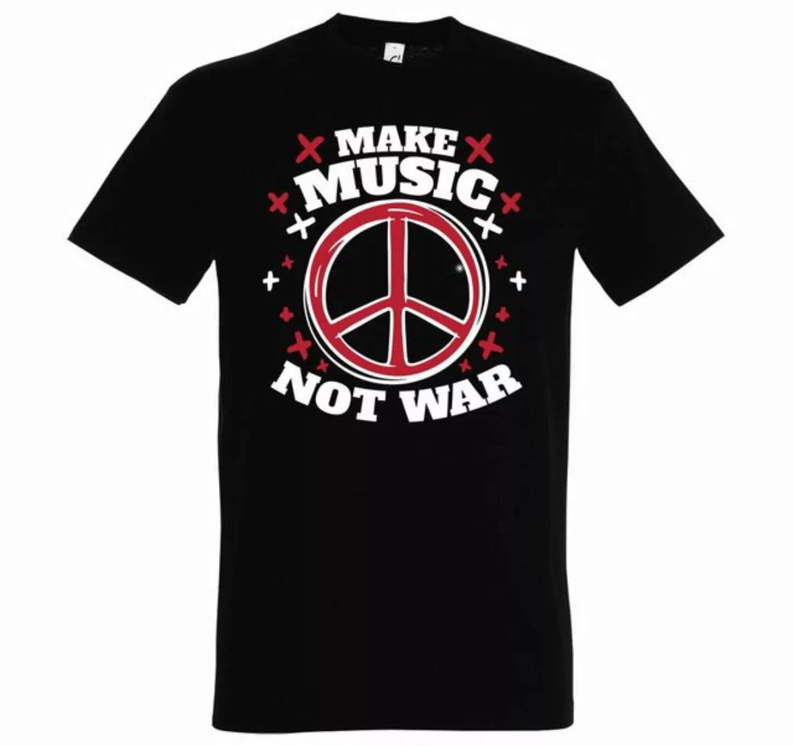 Youth Designz T-Shirt "Make Music Not War" Herren Shirt mit trendigem Front günstig online kaufen