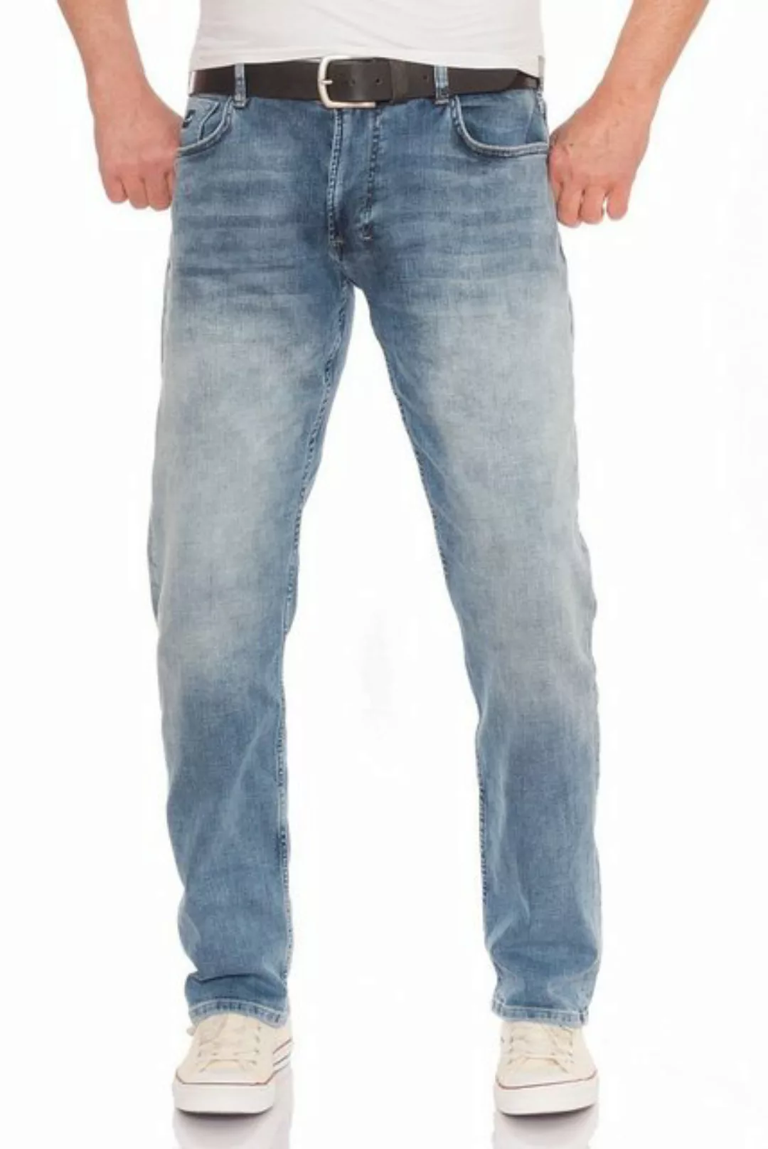 Miracle of Denim Straight-Jeans M.O.D Thomas Comfort Rabick Blue günstig online kaufen