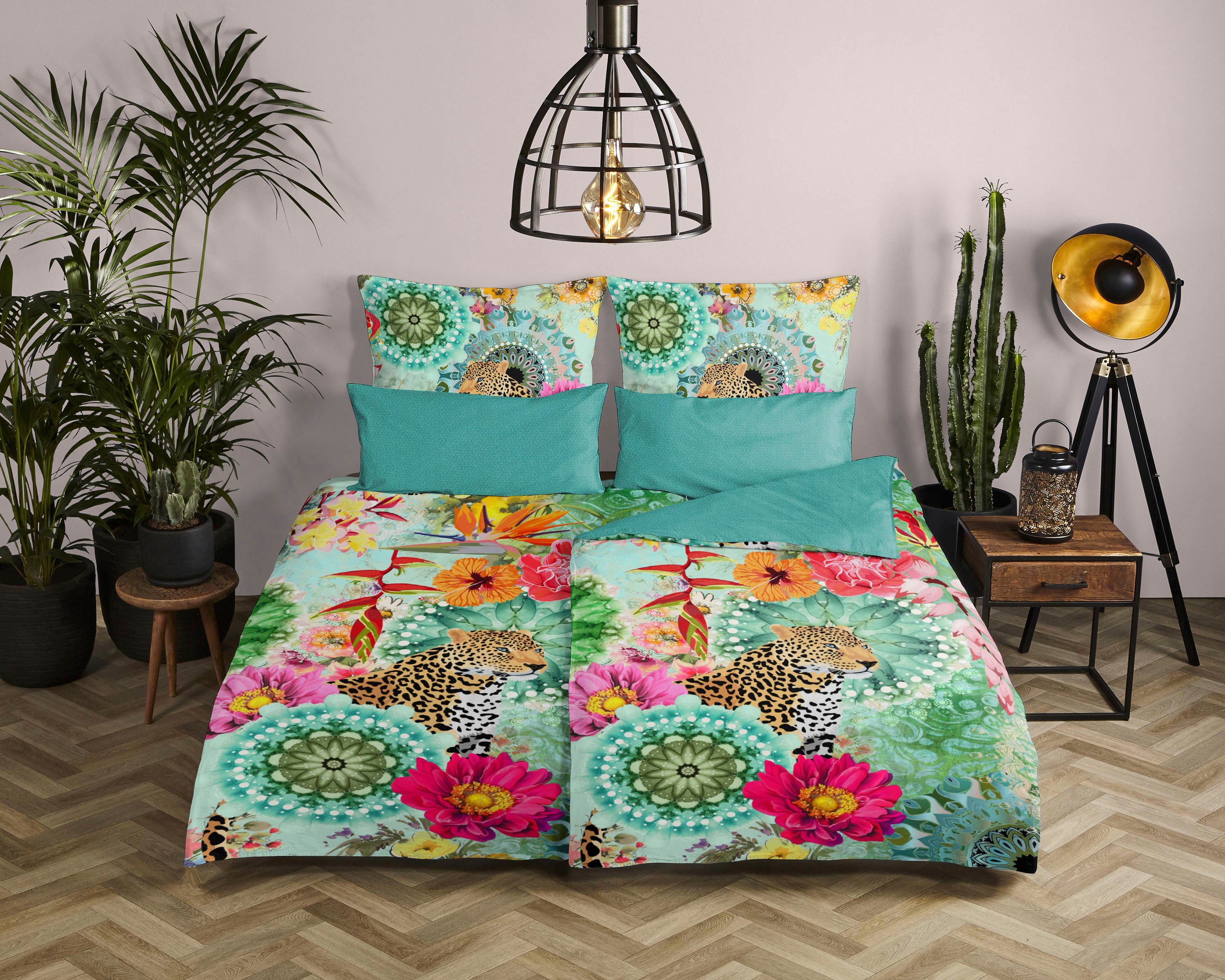 hip Wendebettwäsche »Ximena«, Mako-Satin, 135x200, Reißverschluss, Wendeopt günstig online kaufen