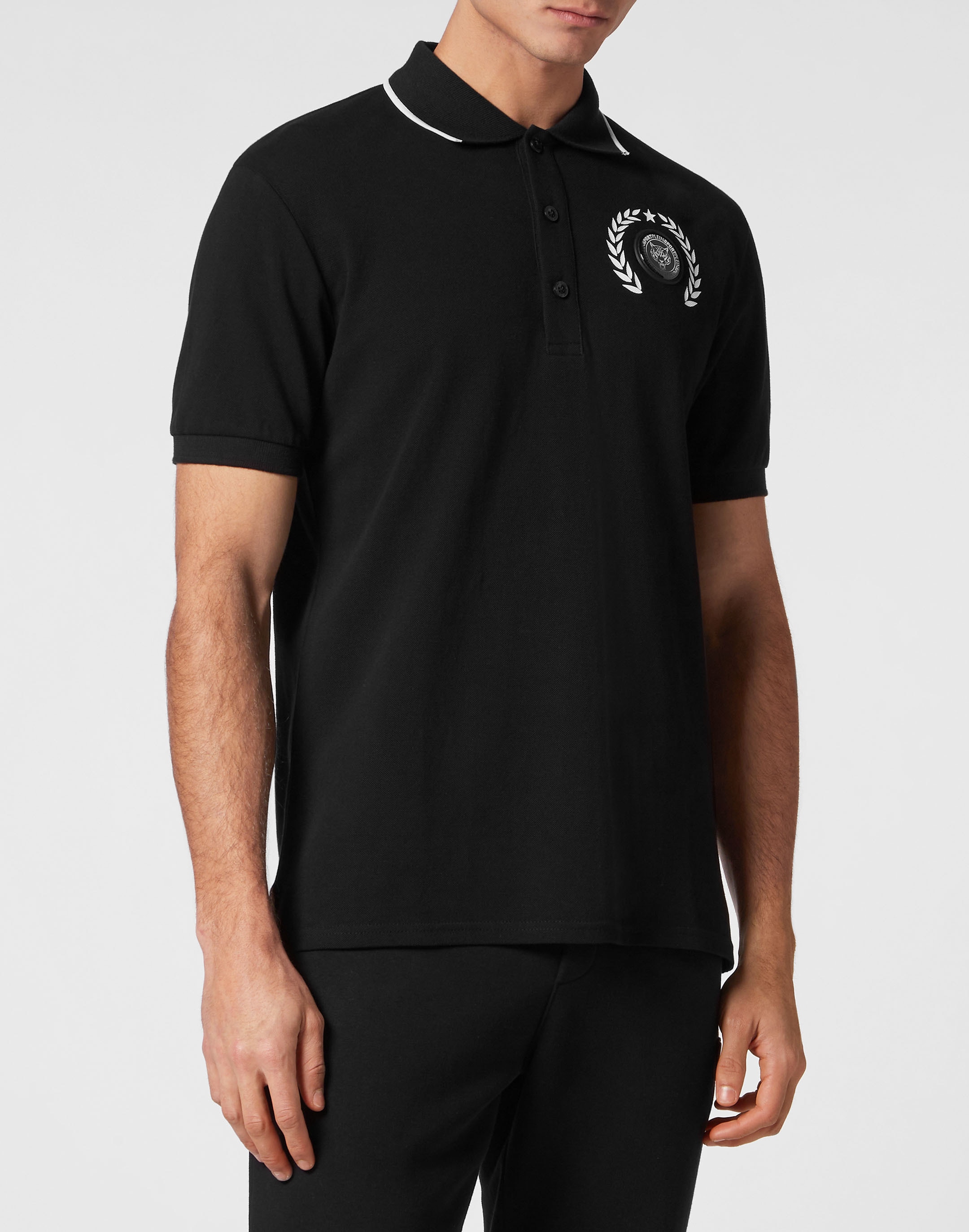 PLEIN SPORT Poloshirt "Poloshirt Carbon Tiger" günstig online kaufen