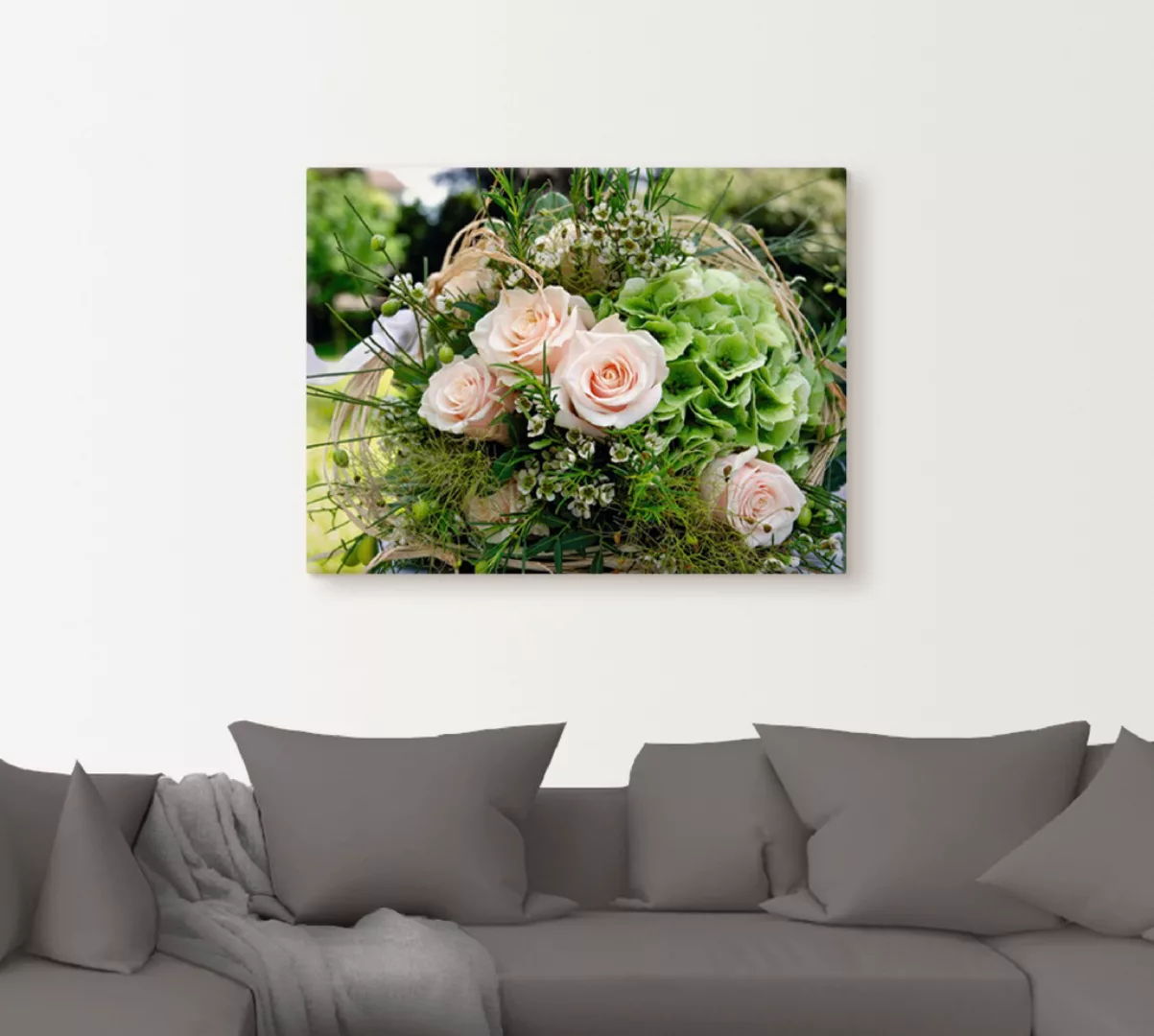 Artland Wandbild "Blumenstrauss", Blumen, (1 St.), als Alubild, Outdoorbild günstig online kaufen