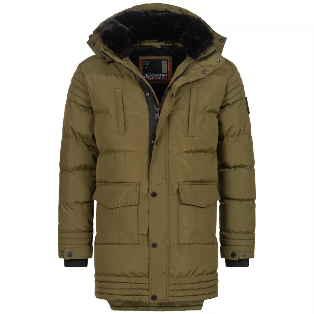 Alessandro Salvarini Winterjacke "ASVenico", mit Teddyfelleinsatz günstig online kaufen