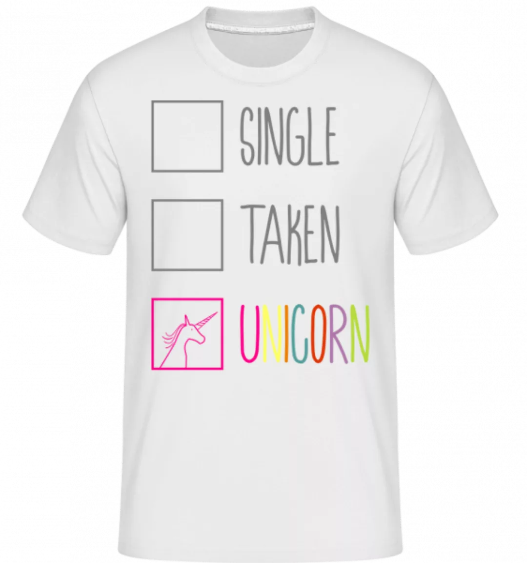 Single Taken Unicorn · Shirtinator Männer T-Shirt günstig online kaufen