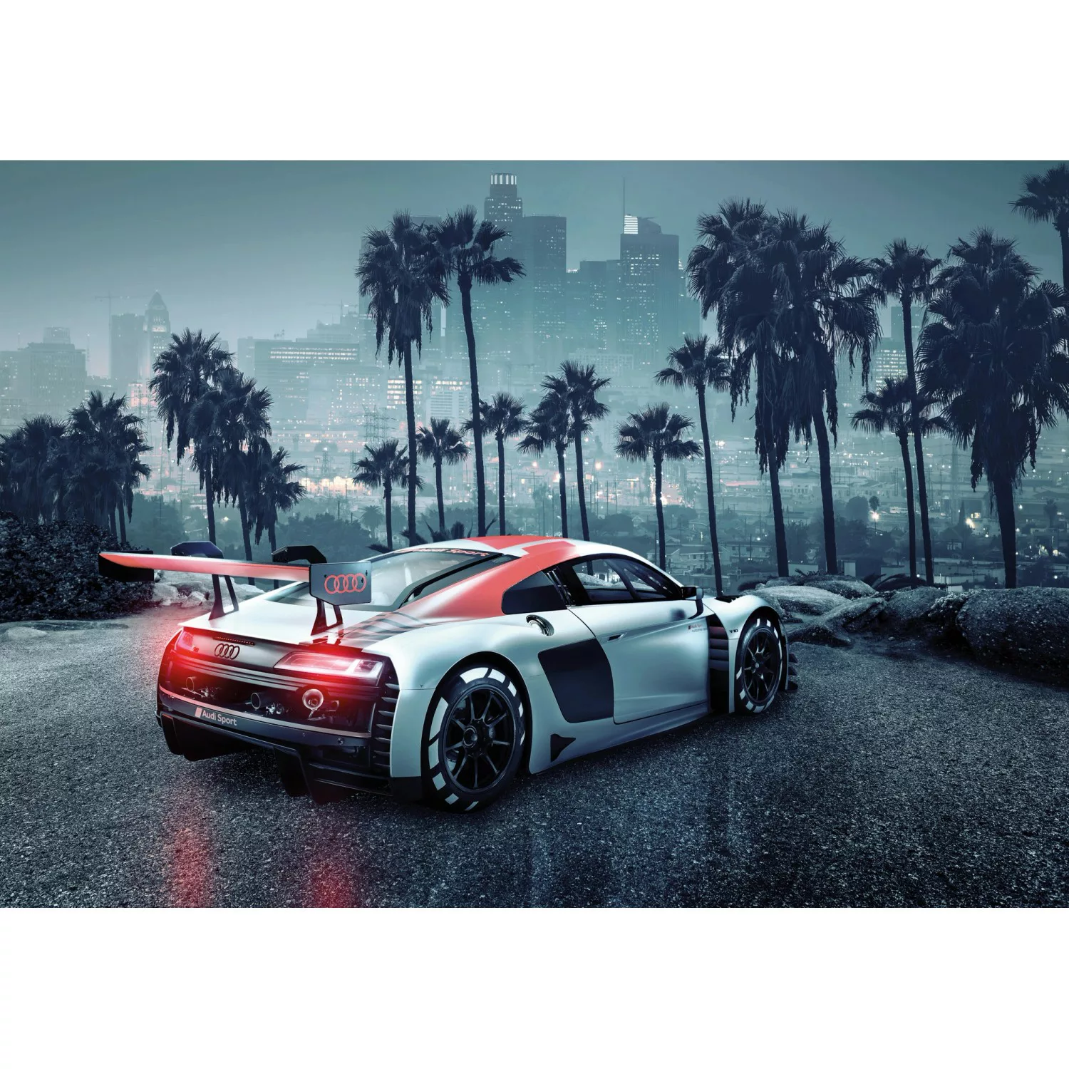 Komar Fototapete Audi R8 L.A.  368 x 254 cm günstig online kaufen