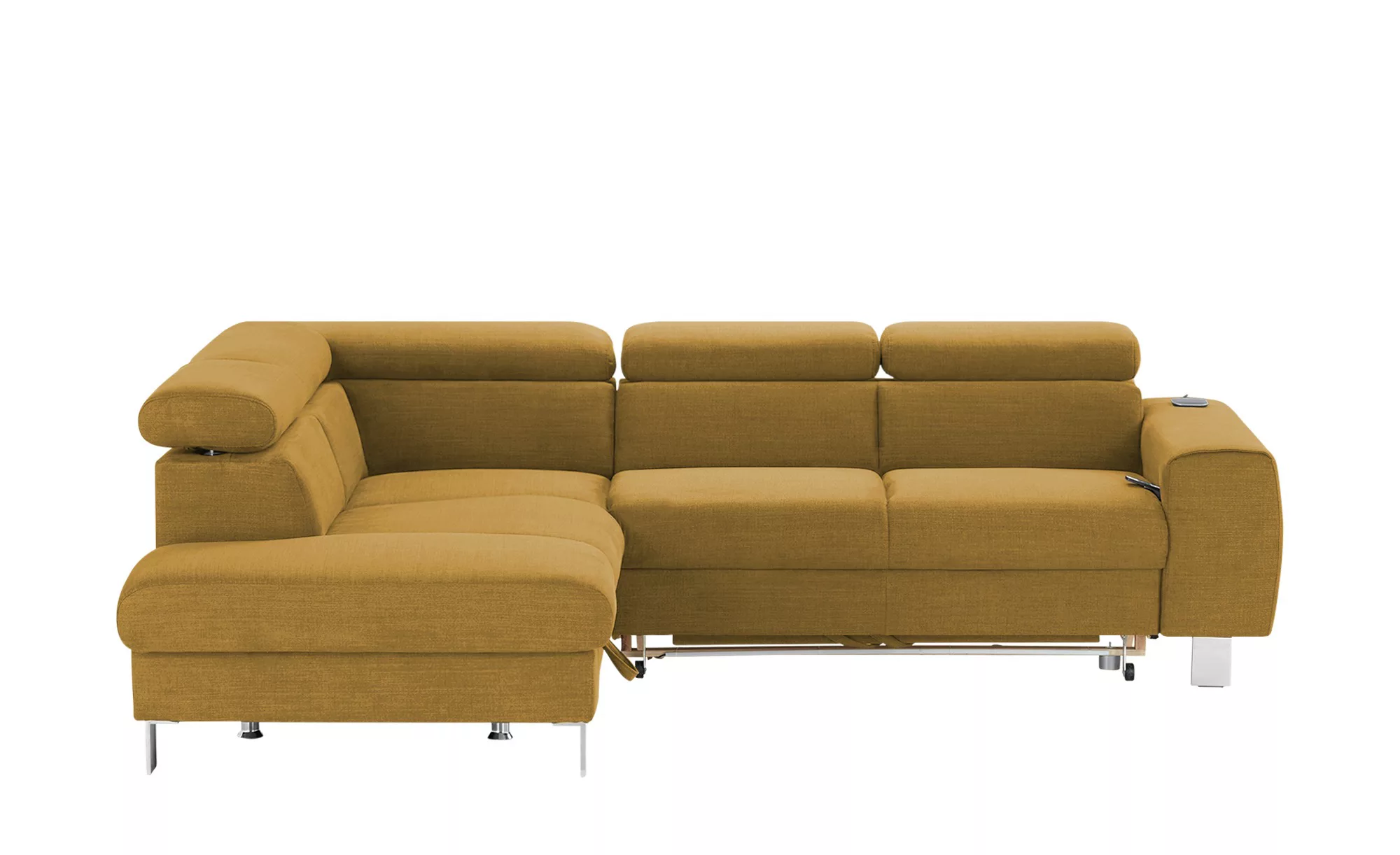 uno Ecksofa  Los Angeles - gelb - 249 cm - 72 cm - Polstermöbel > Sofas > E günstig online kaufen