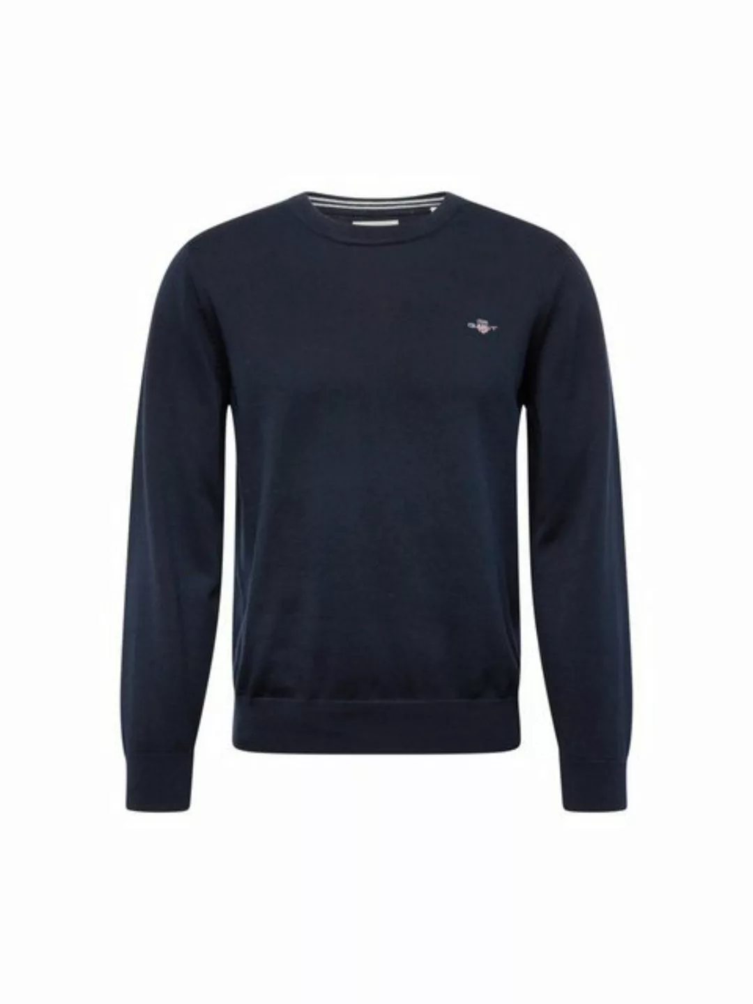 Gant Rundhalspullover Classic Cotton C-Neck Premium Strickpullver aus weich günstig online kaufen