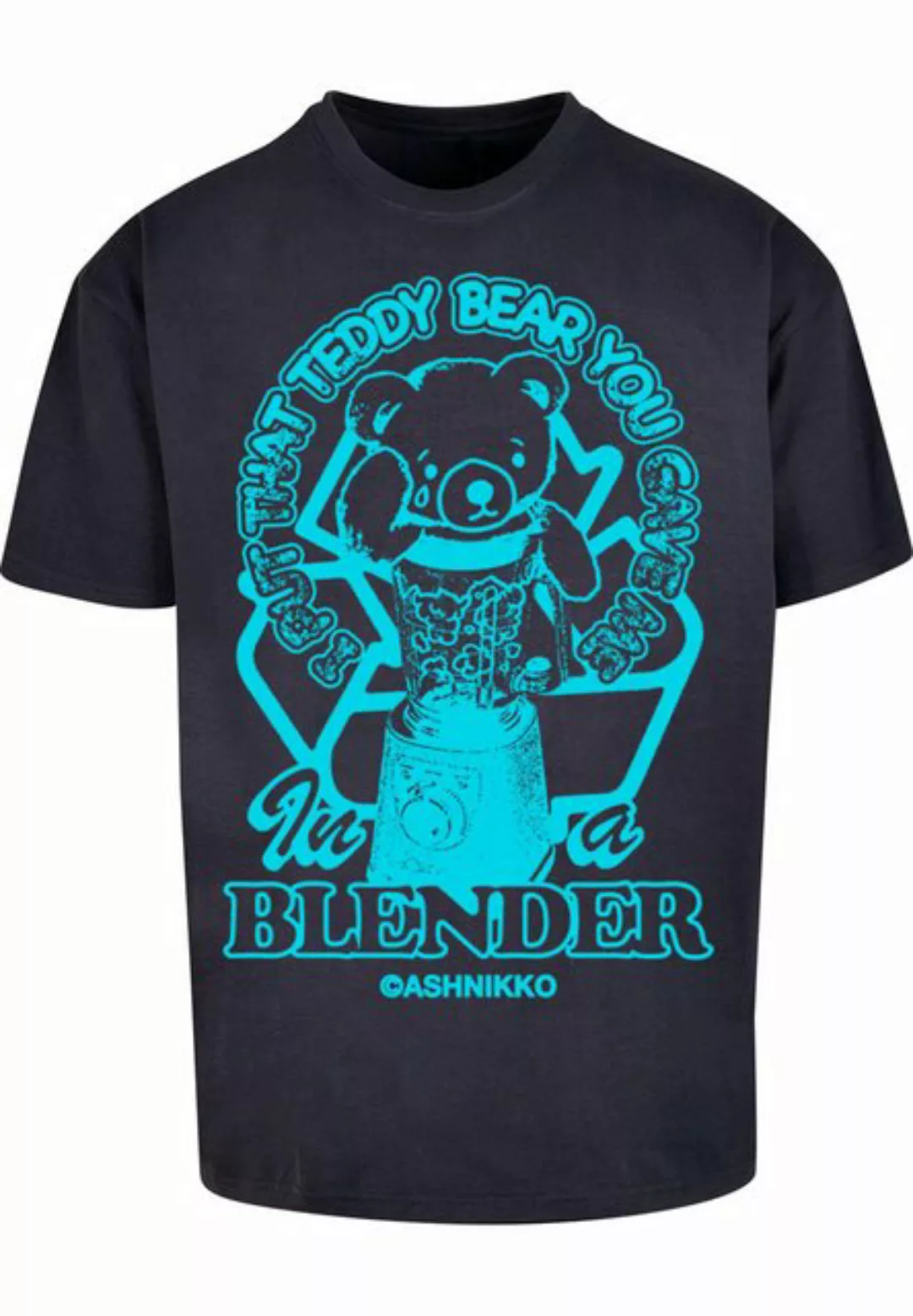 Merchcode T-Shirt Merchcode Ashnikko - Blender Oversized Tee (1-tlg) günstig online kaufen