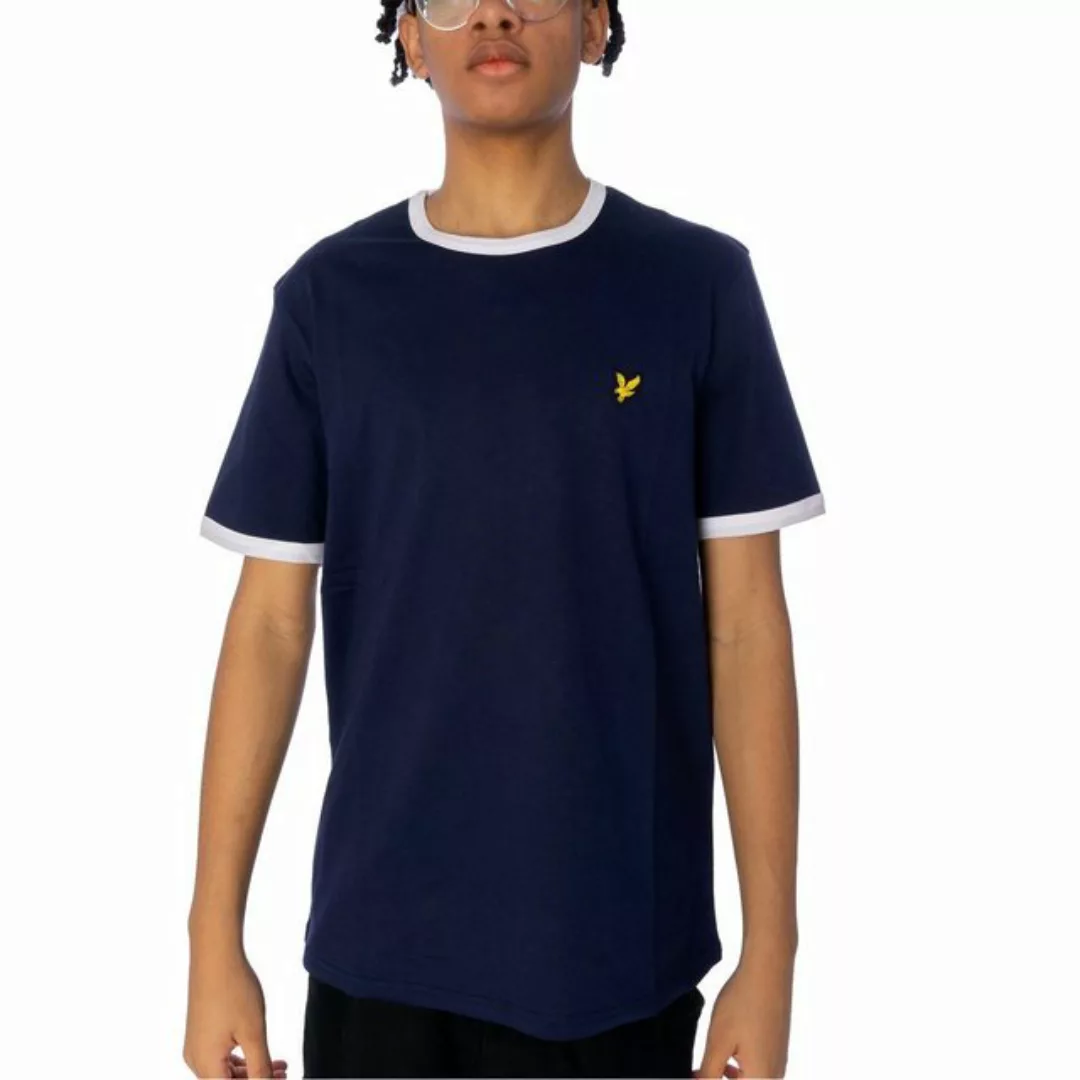 Lyle & Scott T-Shirt Mit Kontrastierender Zierleiste günstig online kaufen