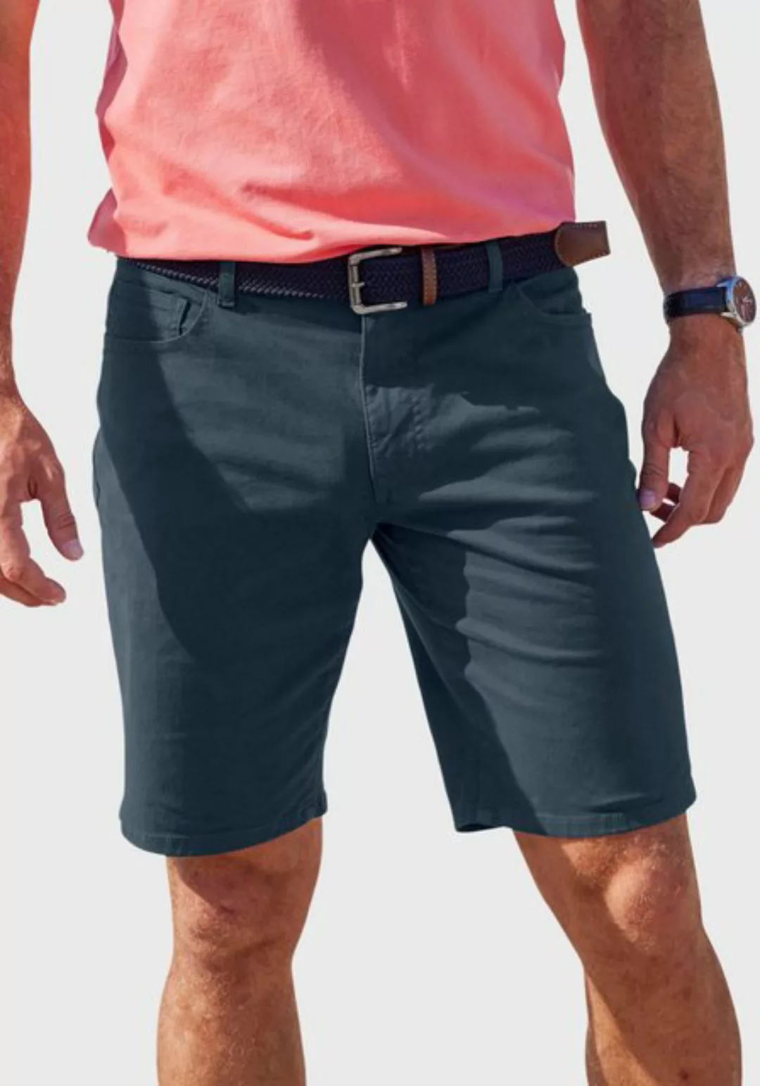 John Devin Chinoshorts "regular-fit", 5-Pocket Chino-Shorts aus elastischer günstig online kaufen