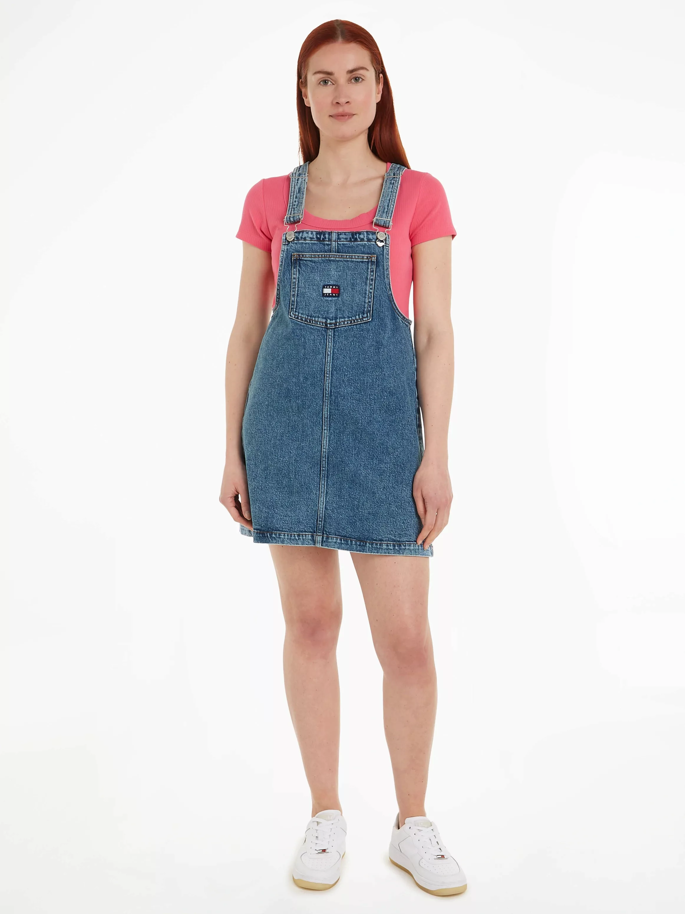 Tommy Jeans Jeanskleid "PINAFORE DRESS CG4136", mit verstellbaren Schultert günstig online kaufen