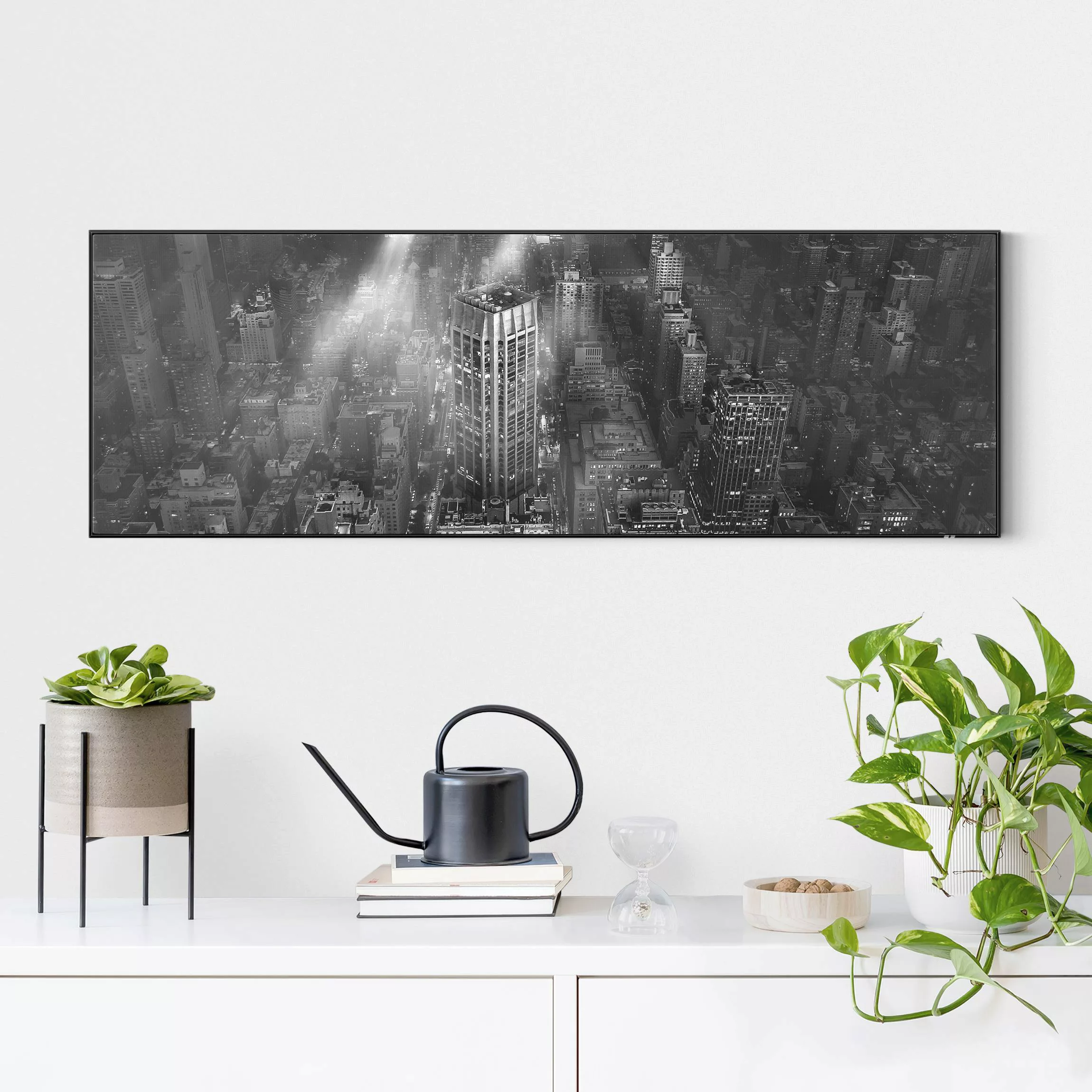 Wechselbild Sonnenlicht über New York City günstig online kaufen