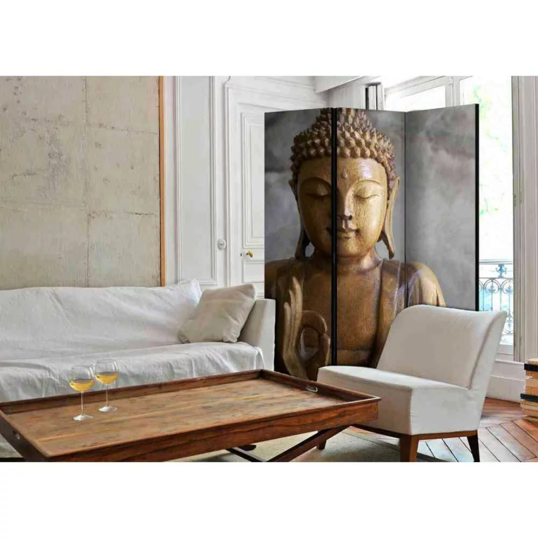 Buddha Paravent 3-teilig 135 cm breit günstig online kaufen