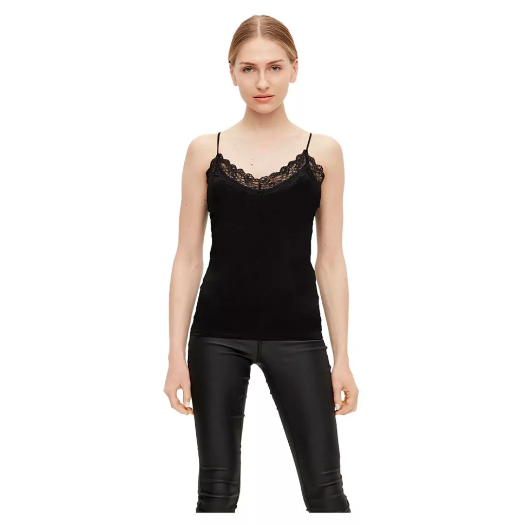Object Leena Ärmelloses Neues Spitzen-t-shirt L-XL Black günstig online kaufen