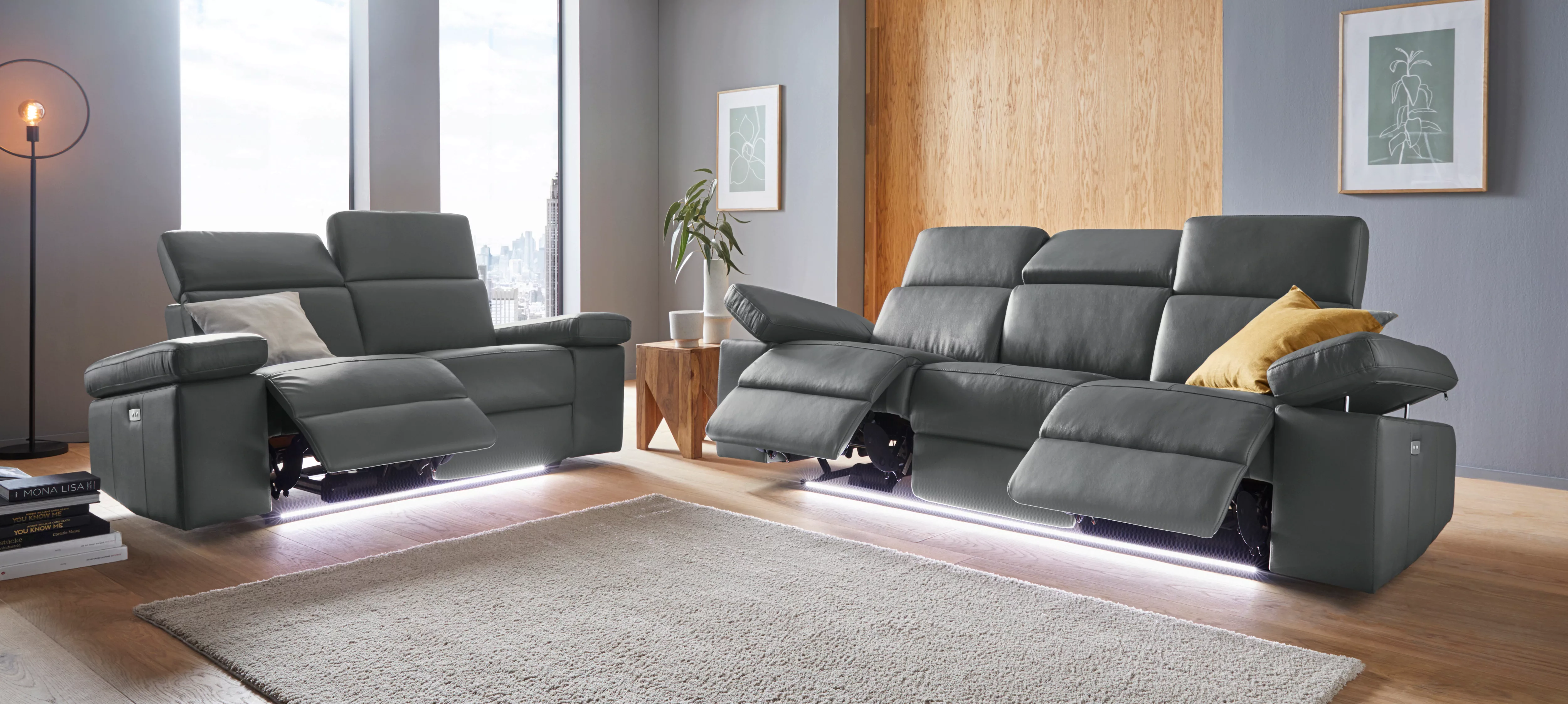 Places of Style Sitzgruppe "Kilado", mit Relaxfunktion, verstellbarer Armle günstig online kaufen