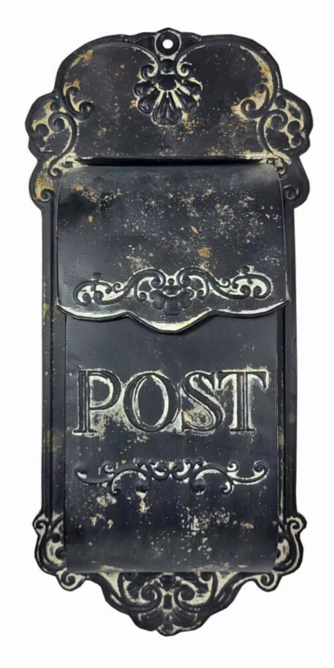 Briefkasten POST Zink Vintage Postkasten Schwarz patiniert Landhausstil günstig online kaufen