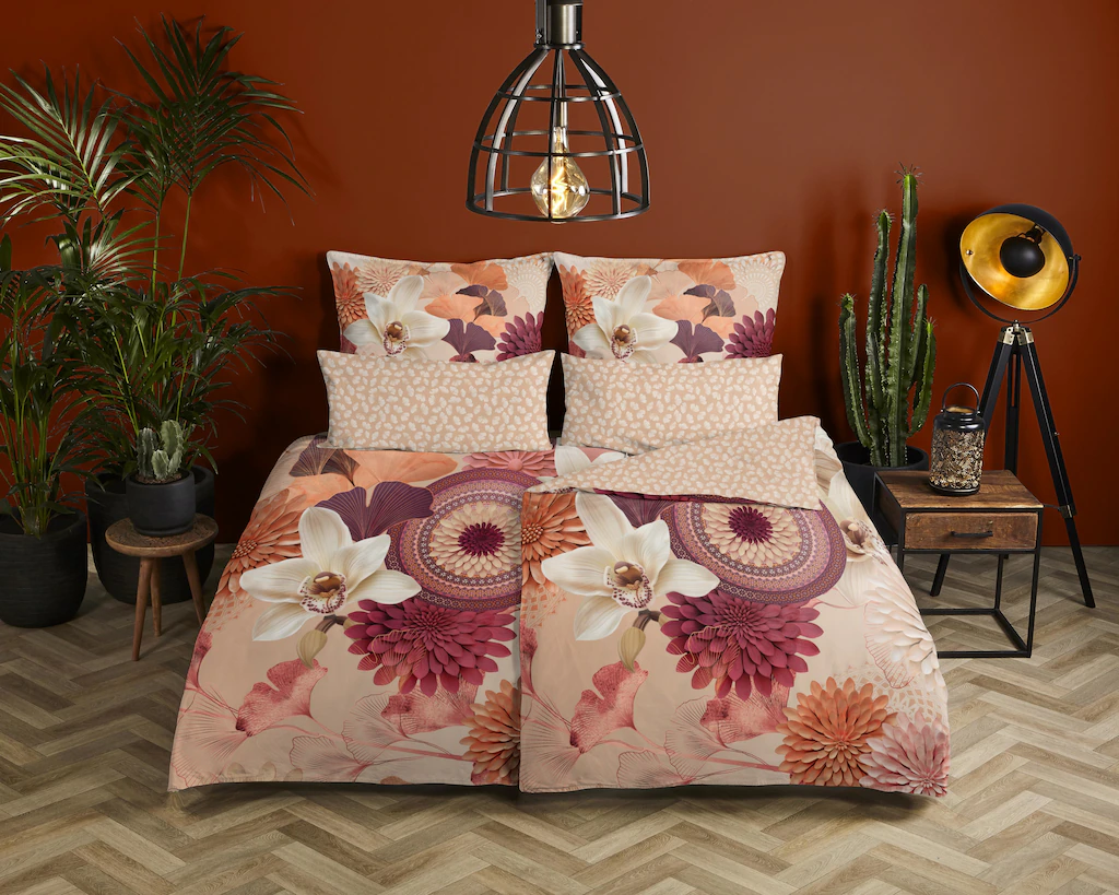 hip Wendebettwäsche »Quente«, Satin, Reißverschluss, Wendeoptik, Mandala, B günstig online kaufen
