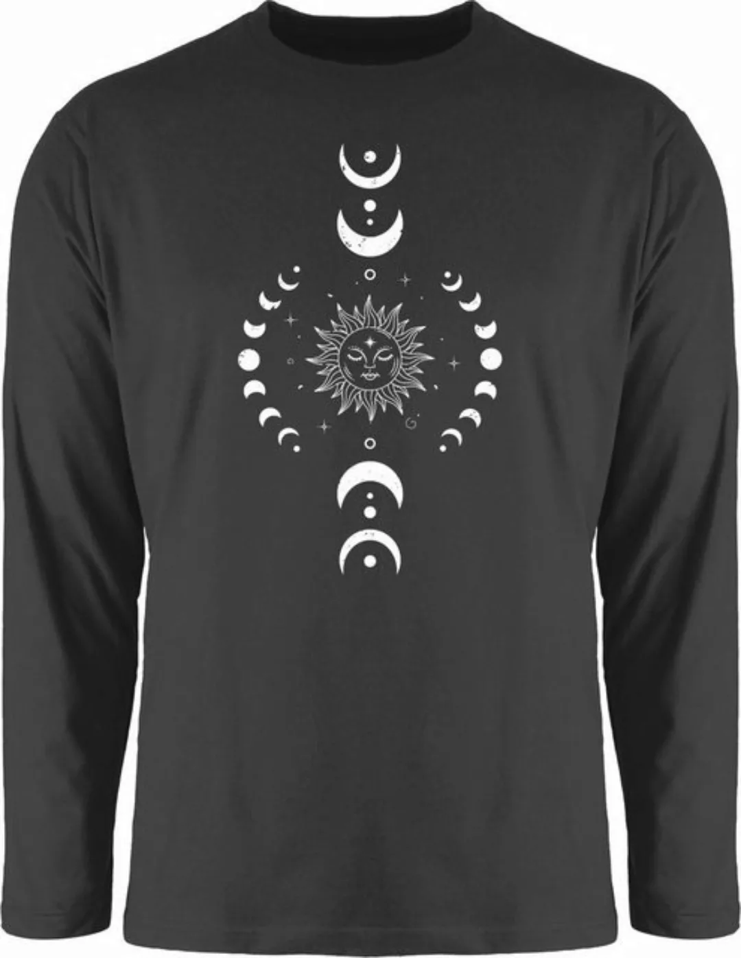 Shirtracer Rundhalsshirt Yoga Namaste Mandala Chakra Mondphase Yoga günstig online kaufen