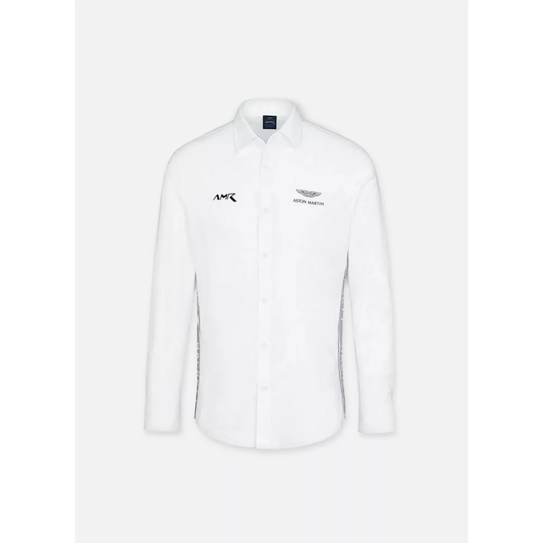 Hackett Amr Sonic Dot Langarm Hemd M White günstig online kaufen