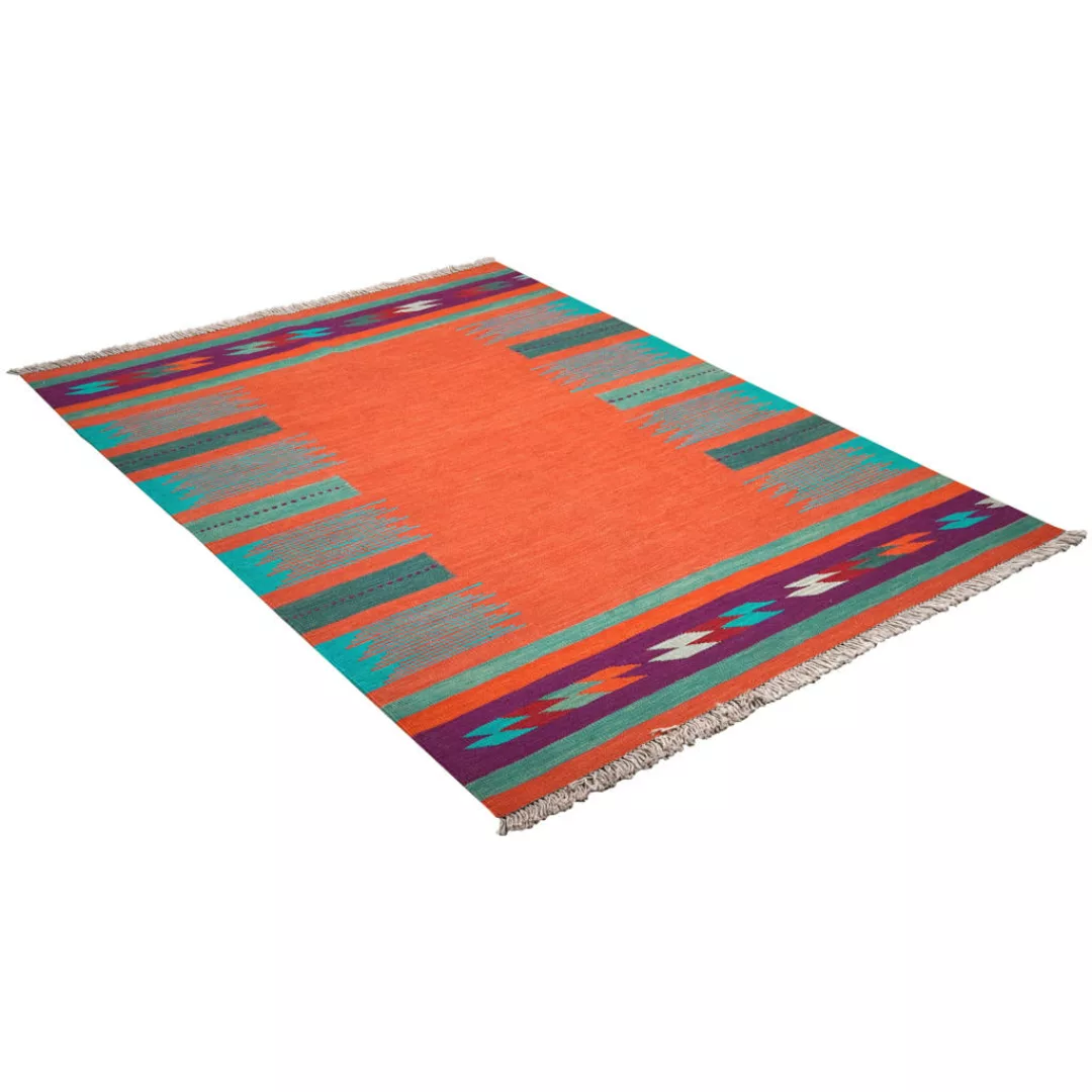 PersaTepp Teppich Kelim Gashgai multicolor B/L: ca. 127x172 cm günstig online kaufen