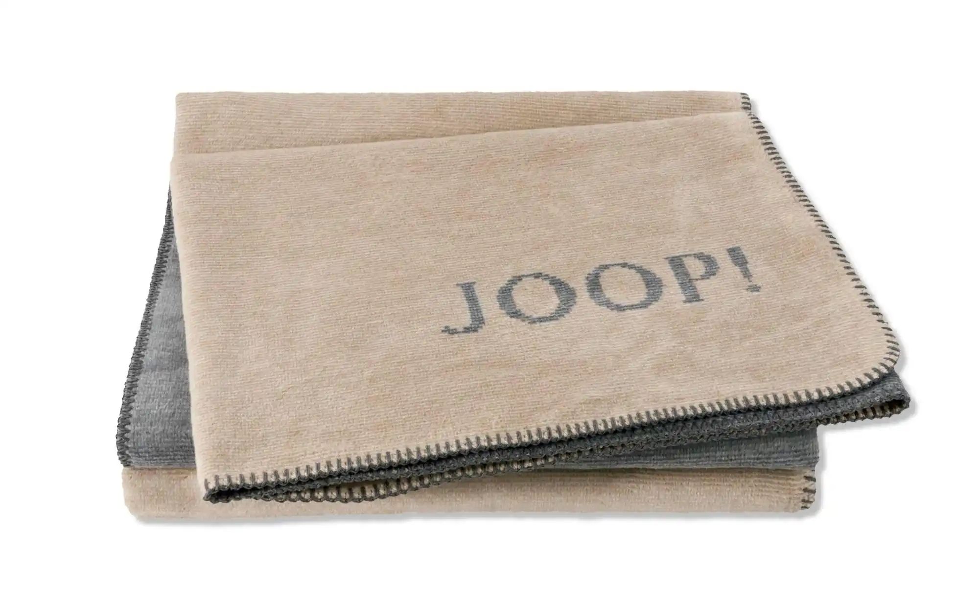 JOOP! Wohndecke Melange Doubleface   ¦ grau ¦ Baumwollmischgewebe ¦ Maße (c günstig online kaufen