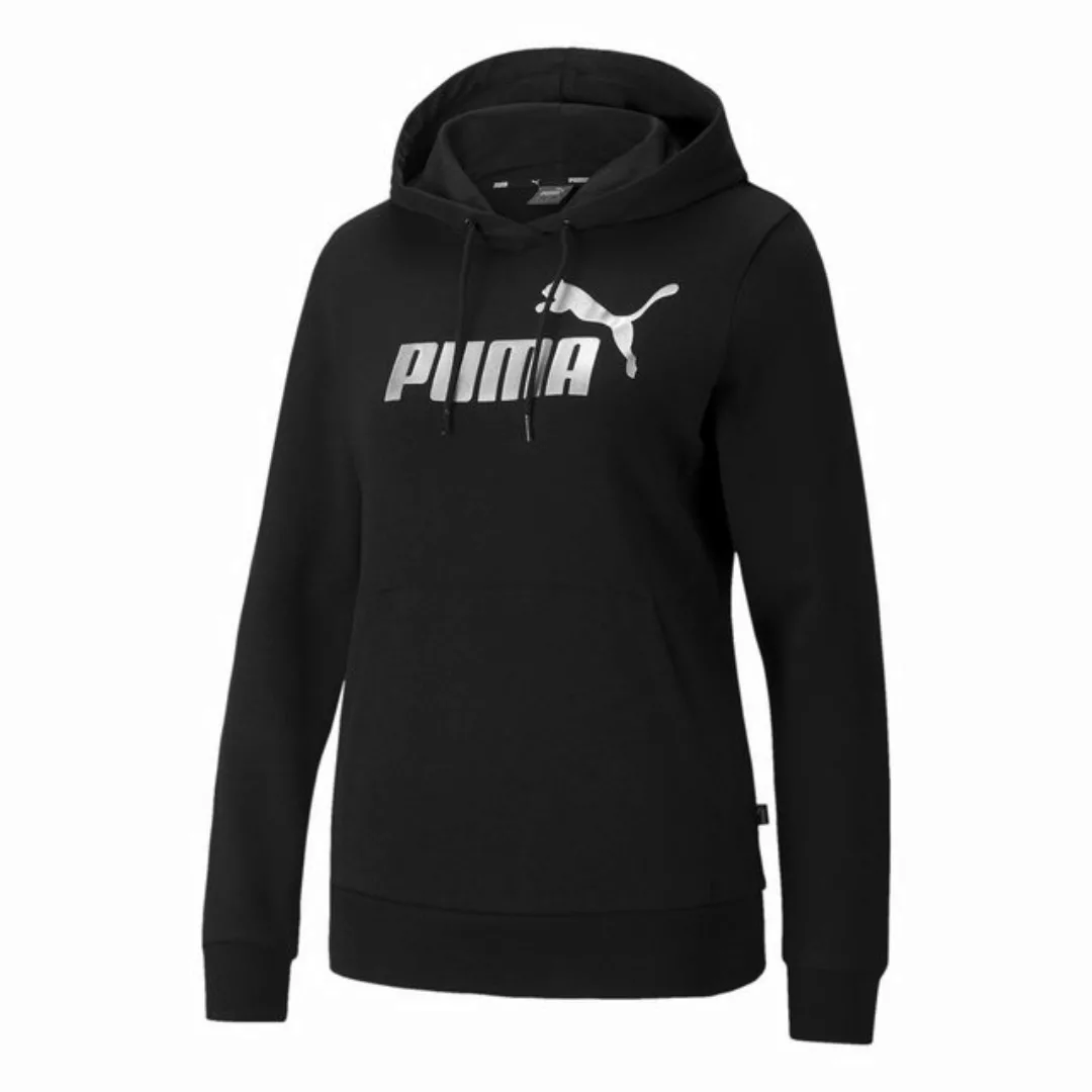 PUMA Kapuzenpullover Essentials+ Metallic Logo Hoodie mit Kängurutasche günstig online kaufen