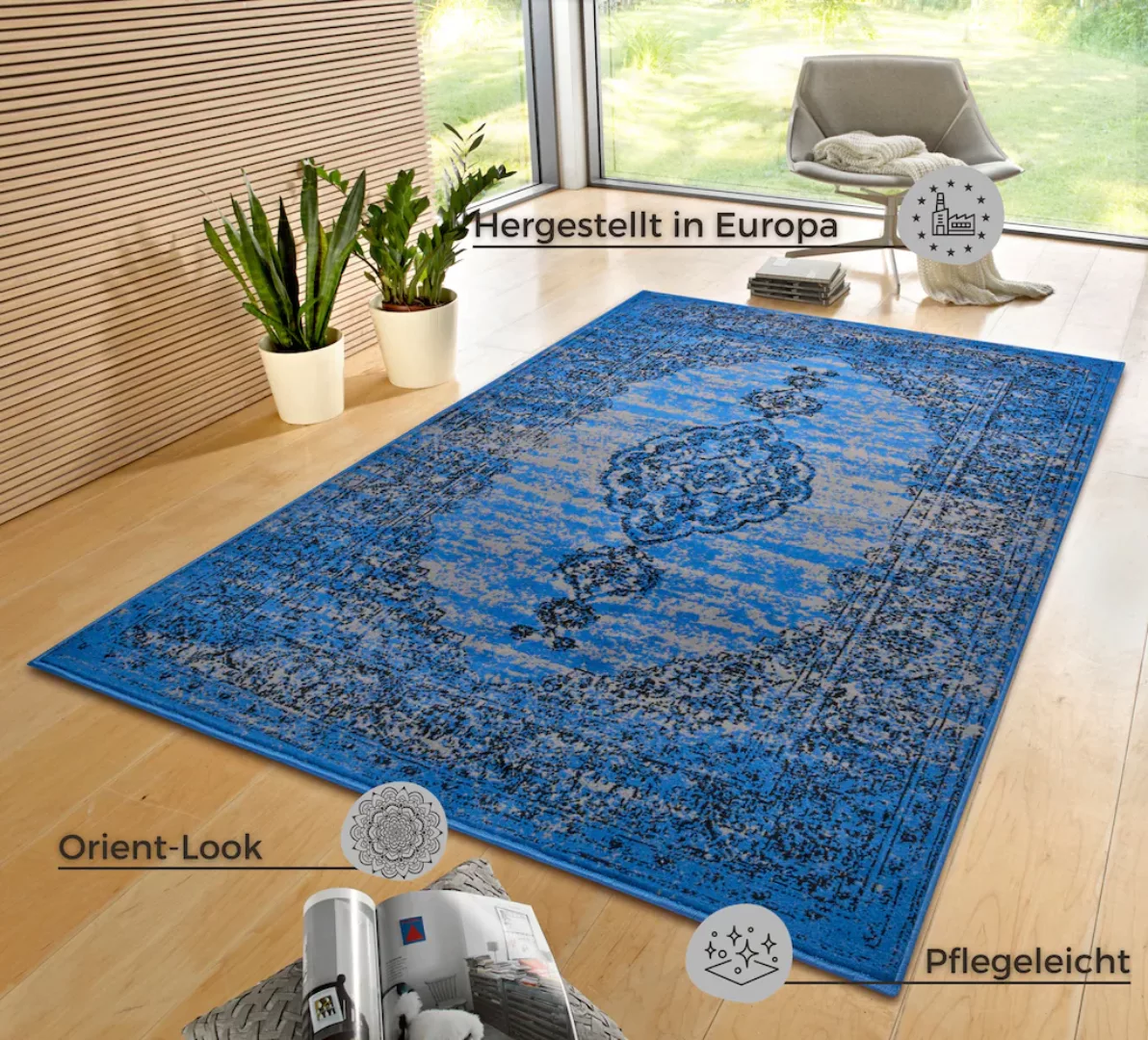 HANSE Home Teppich »Meridional«, rechteckig, Orientalisch, Orient, Kurzflor günstig online kaufen