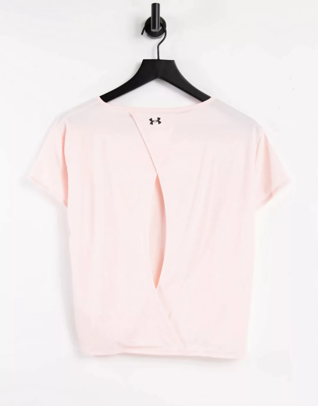 Under Armour – Training Tech – T-Shirt mit Belüftungsschlitz in Rosa günstig online kaufen