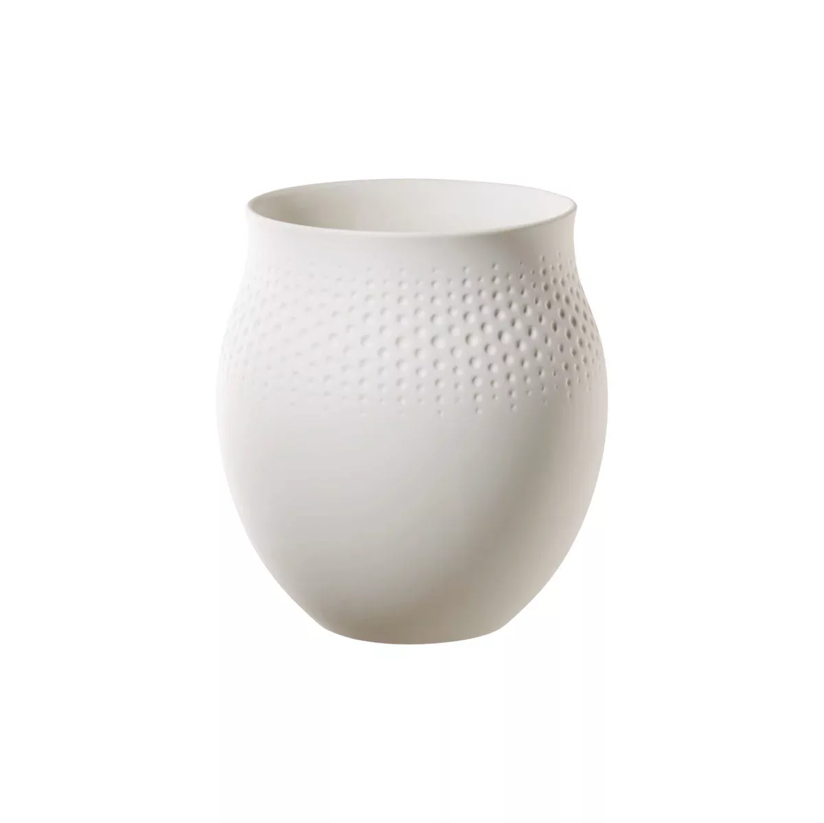 Villeroy & Boch Manufacture Collier Blanc Vase Perle groß h: 17,5 cm günstig online kaufen