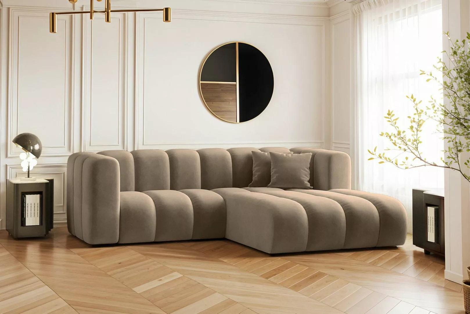 Kaiser Möbel Ecksofa L-form Sofa Grand Modular Stoff Haga und Salvador, Gro günstig online kaufen