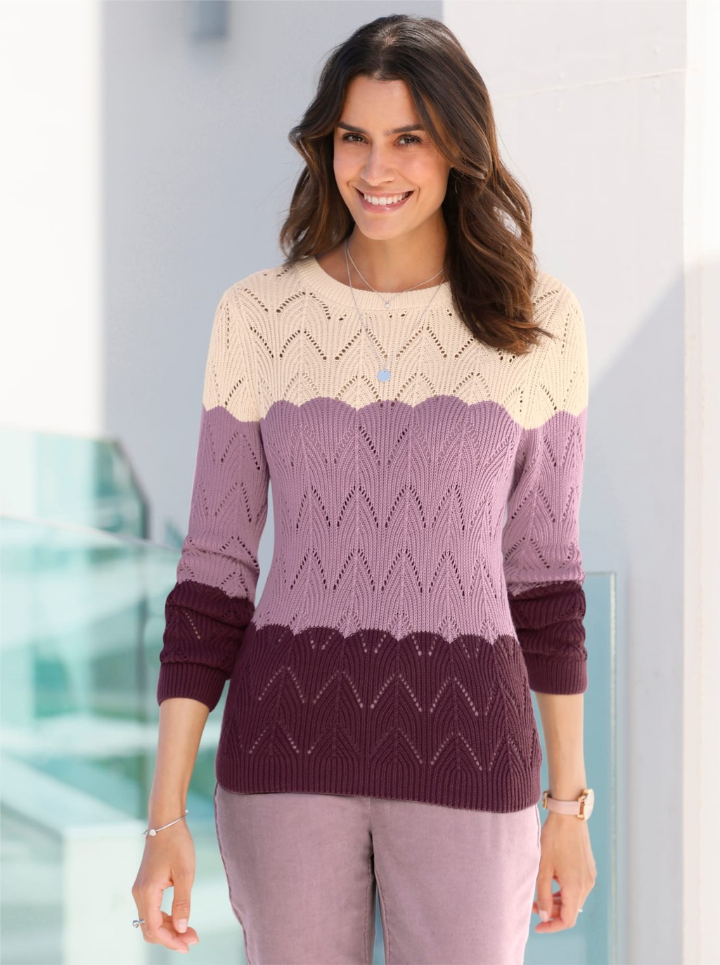 Inspirationen Ajourpullover "Pullover" günstig online kaufen