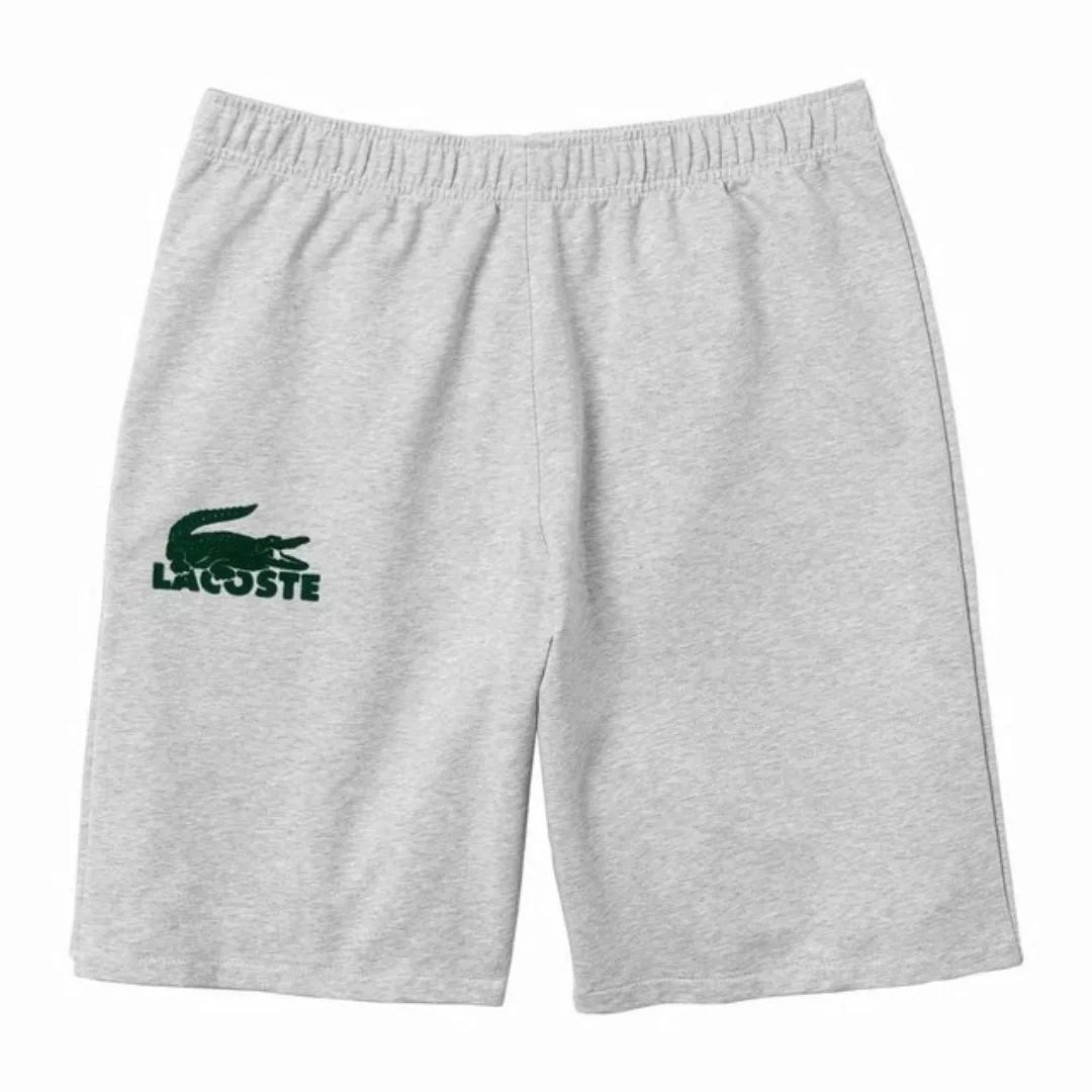 Lacoste Shorts Shorts aus Baumwollfleece mit Velours-Krokodil günstig online kaufen