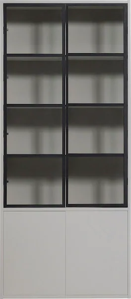 WOOOD Vitrine "Basic", mit vier Türen, Breite 101 cm günstig online kaufen