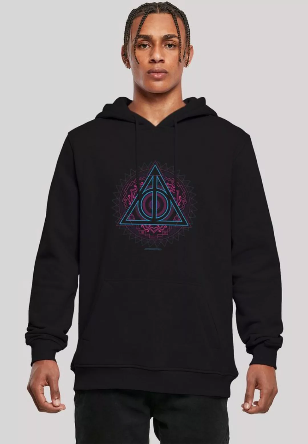 F4NT4STIC Kapuzenpullover "Harry Potter Neon Heiligtümer des Todes", Print günstig online kaufen