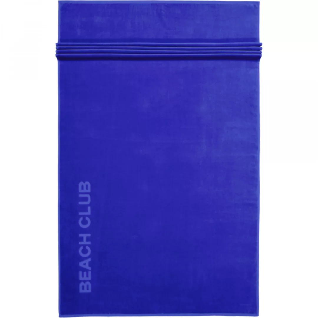 Vossen Strandtücher Beach Club - Farbe: reflex blue - 4790 - 100x180 cm günstig online kaufen