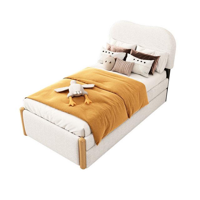 HAUSS SPLOE Kinderbett 90x200cm mit ausziehbares Rollbett, minimalistische günstig online kaufen