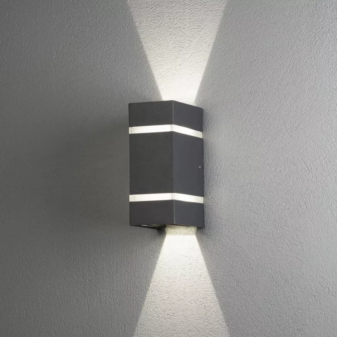 Außenwandlampe Cremona Effektstreifen, Höhe 19,5cm günstig online kaufen
