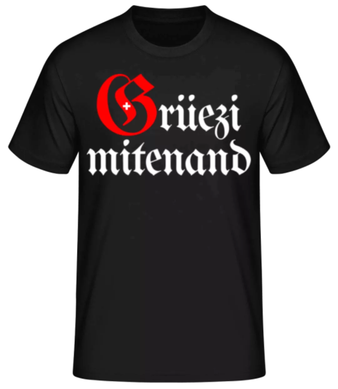 Grüezi Mitenand · Männer Basic T-Shirt günstig online kaufen