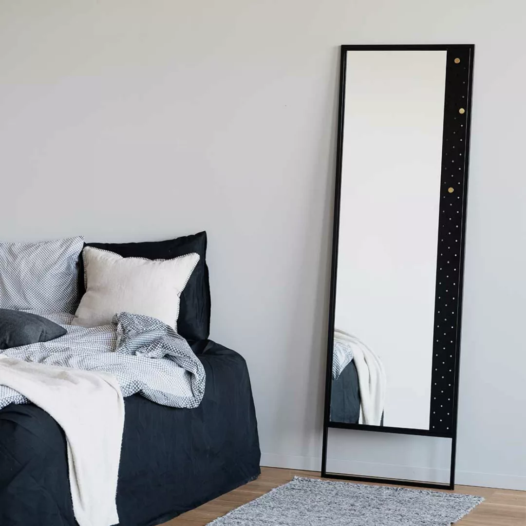 Ganzkörperspiegel in Schwarz 170 cm hoch günstig online kaufen