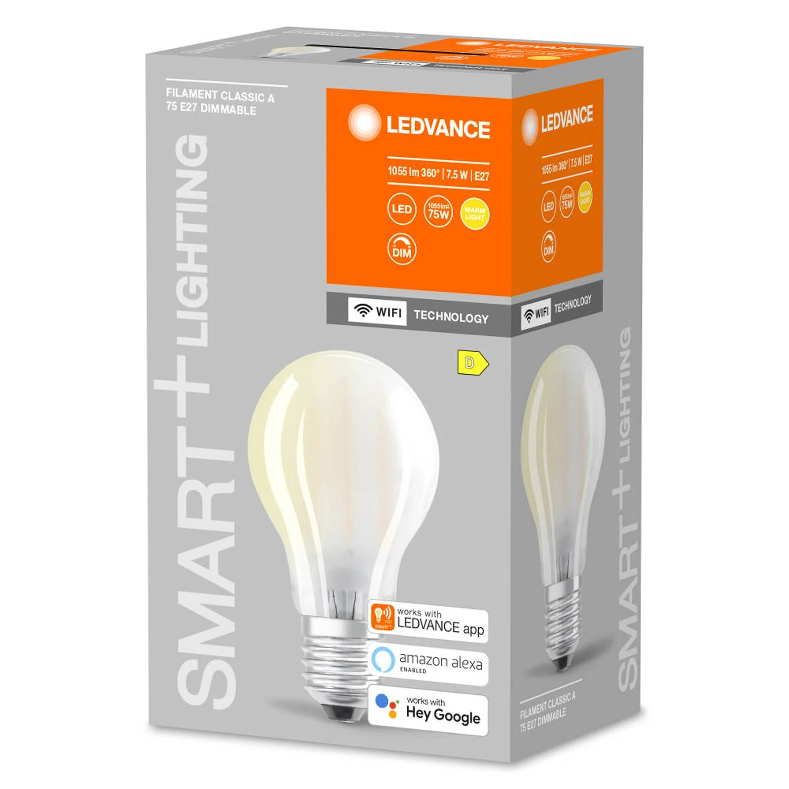 LEDVANCE SMART+ WiFi Filament Classic E27 7,5W 827 günstig online kaufen