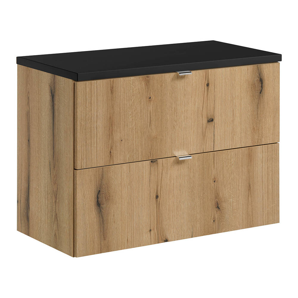 Lomadox Unterschrank NEWPORT-56-OAK Waschtischunterschrank, 80cm, Eiche und günstig online kaufen