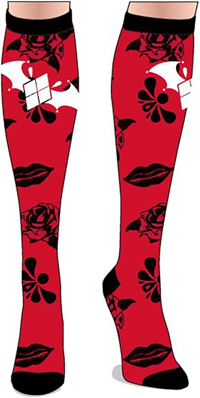 Batman Kniestrümpfe BATMAN Kniesocken Kniestrümpfe rot günstig online kaufen