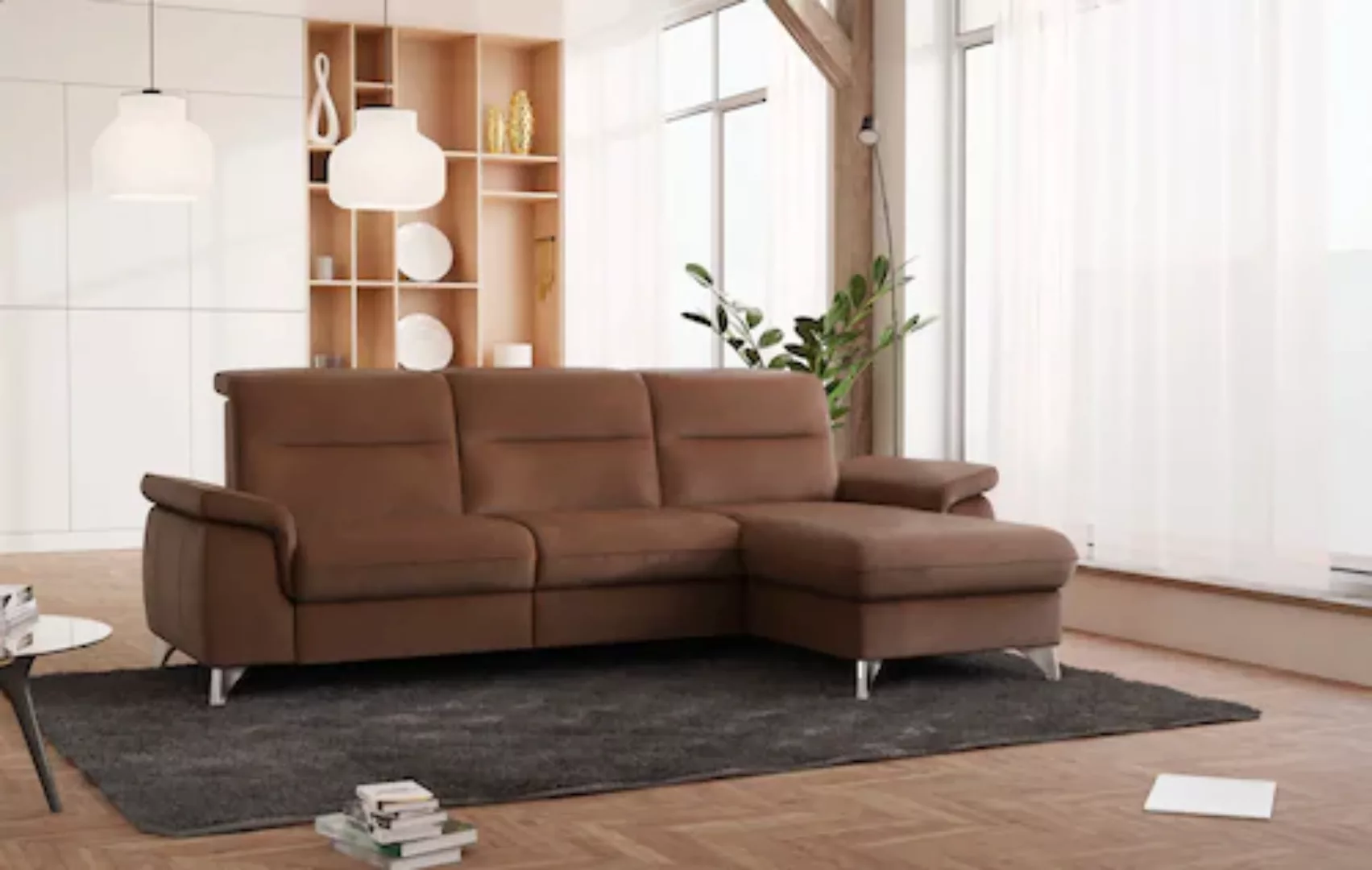 sit&more Ecksofa »Astoria L-Form«, wahlweise mit motorischer Relaxfunktion günstig online kaufen