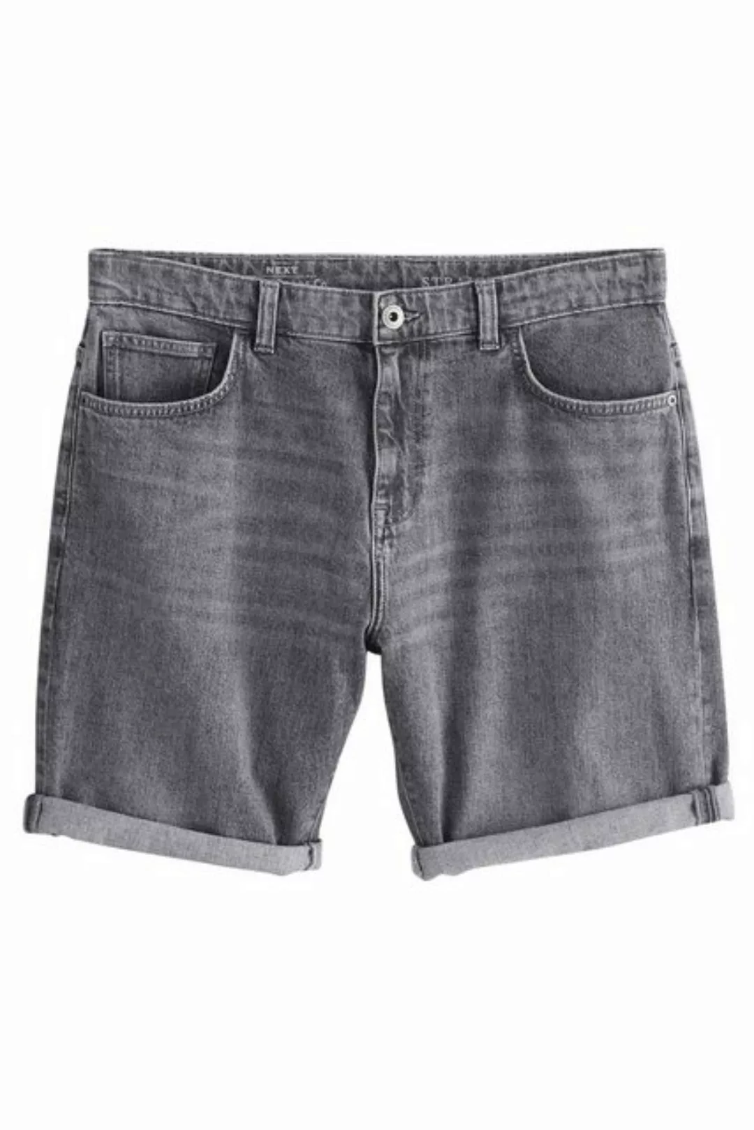 Next Jeansshorts Straight Fit Jeansshorts mit Stretch (1-tlg) günstig online kaufen