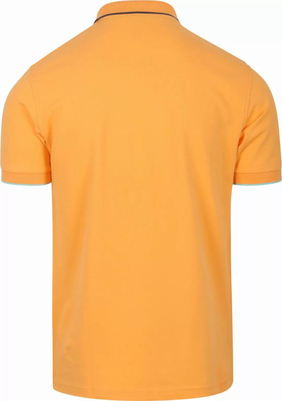 Sun68 Poloshirt Small Stripe Collar Orange - Größe L günstig online kaufen