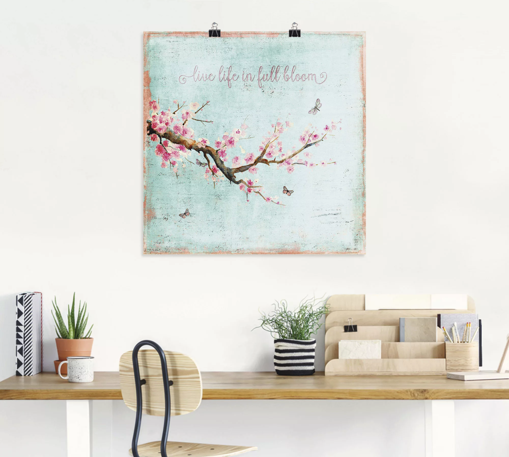Artland Wandbild »Kirschblüte«, Blumen, (1 St.) günstig online kaufen