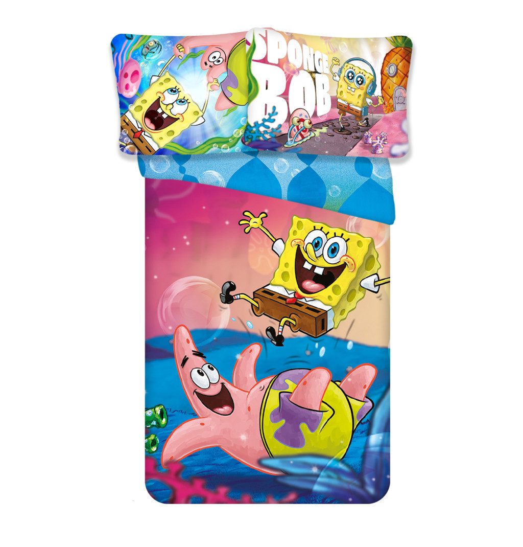 Sponge Bob Kinderbettwäsche SpongeBob Schwammkopf Fun günstig online kaufen